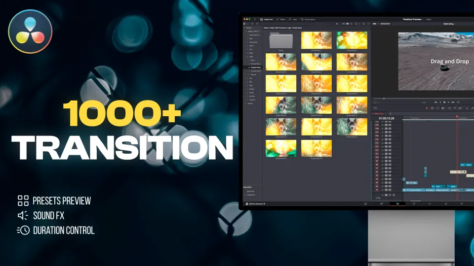 1000+ Transition Pack