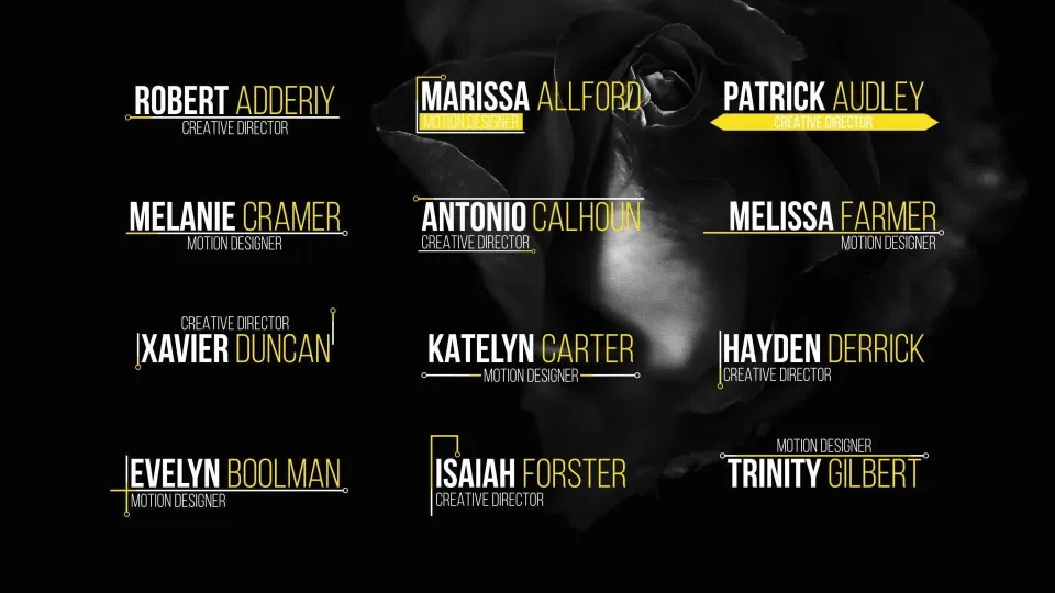 Elegant Lower Thirds