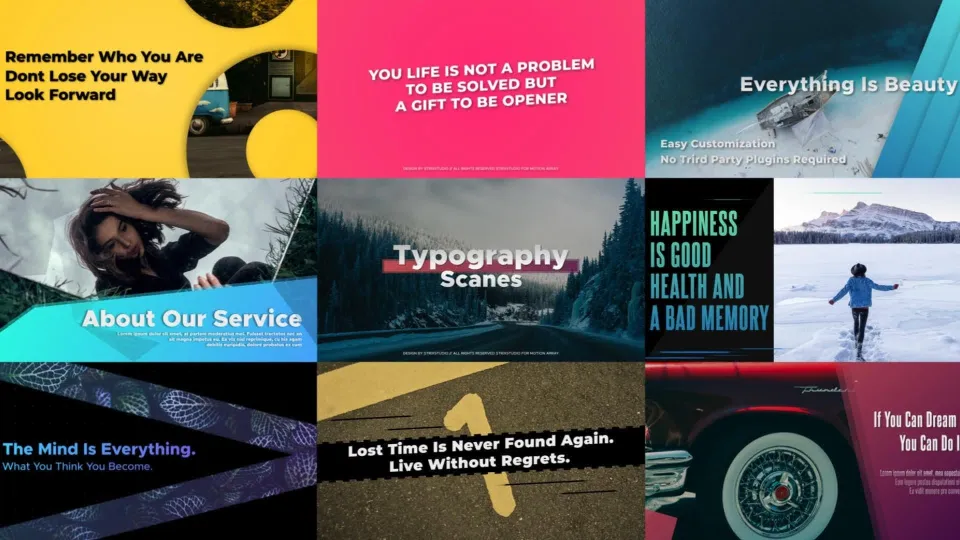 Typography Scenes
